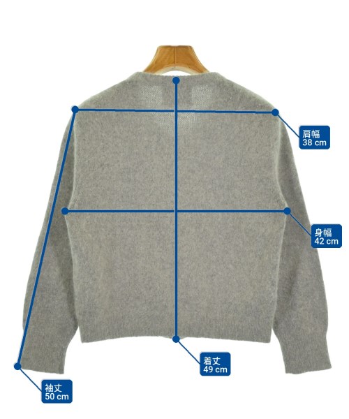 Acne（アクネ）カーディガン グレー サイズ:S レディース/2200715486092