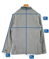 Kemit（ケミット）カジュアルジャケット グレー サイズ:50(XL位) メンズ/2200636175082