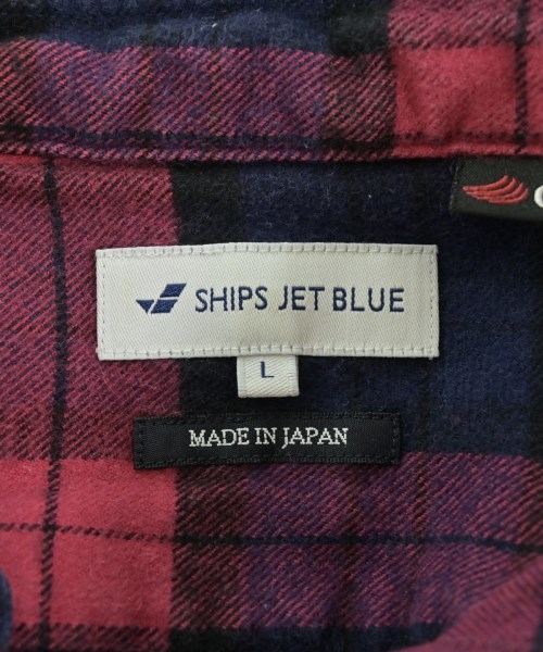 SHIPS JET BLUE（シップスジェットブルー）カジュアルシャツ ピンク サイズ:L メンズ/2200660554082