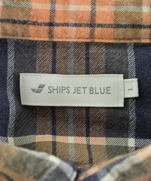 SHIPS JET BLUE（シップスジェットブルー）カジュアルシャツ 紺 サイズ:L メンズ/2200660554099