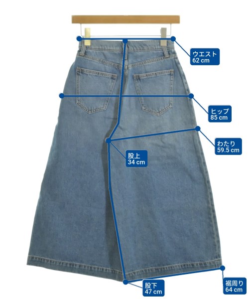 CURRENT ELLIOTT（カレントエリオット）その他 青 サイズ:24(S位) レディース/2200631135265