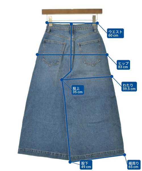 CURRENT ELLIOTT（カレントエリオット）デニムパンツ 青 サイズ:23(XS位) レディース/2200631137337