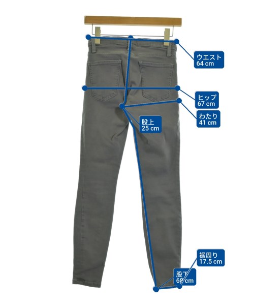 CURRENT ELLIOTT（カレントエリオット）デニムパンツ グレー サイズ:25(S位) レディース/2200702175121