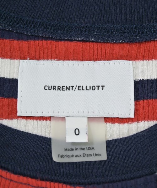 CURRENT ELLIOTT（カレントエリオット）Tシャツ・カットソー 紺 サイズ:0(XS位) レディース/2200704235229