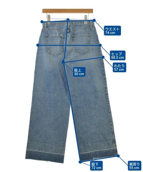 CURRENT ELLIOTT（カレントエリオット）デニムパンツ 青 サイズ:26(M位) レディース/2200661030080