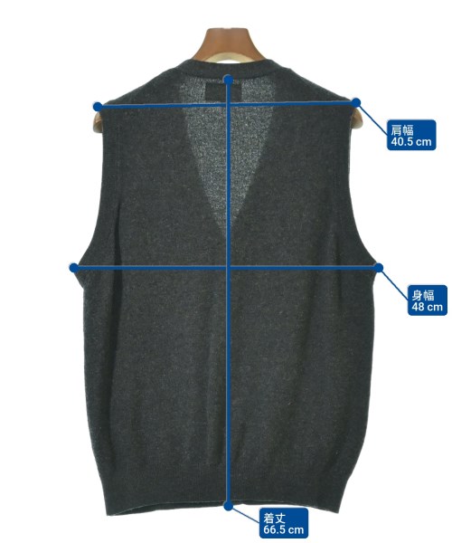 BEAMS PLUS（ビームスプラス）ベスト グレー サイズ:L メンズ/2200636571266