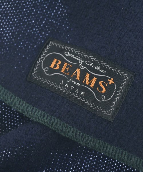 BEAMS PLUS（ビームスプラス）マフラー 紺 サイズ:- メンズ/2200637943024