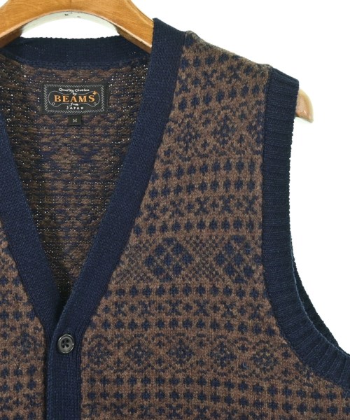 BEAMS PLUS（ビームスプラス）ベスト 茶 サイズ:M メンズ/2200638256048