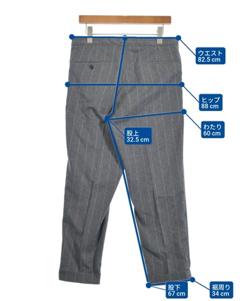 BEAMS PLUS（ビームスプラス）スラックス グレー サイズ:L メンズ/2200641306235