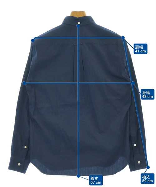 BEAMS PLUS（ビームスプラス）カジュアルシャツ 紺 サイズ:XS メンズ/2200627768118