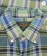 BEAMS PLUS（ビームスプラス）カジュアルシャツ 緑 サイズ:XS メンズ/2200631946014