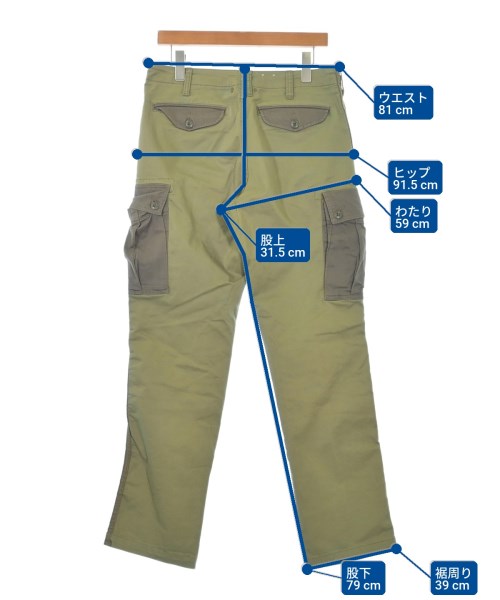 BEAMS PLUS（ビームスプラス）カーゴパンツ カーキ サイズ:M メンズ/2200615685045