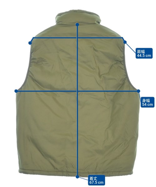 BEAMS PLUS（ビームスプラス）ダウンジャケット/ダウンベスト カーキ サイズ:S メンズ/2200619935016