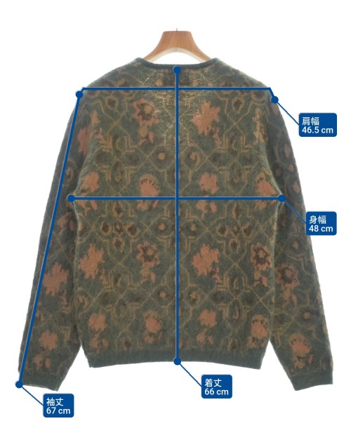 BEAMS PLUS（ビームスプラス）カーディガン カーキ サイズ:S メンズ/2200673490025