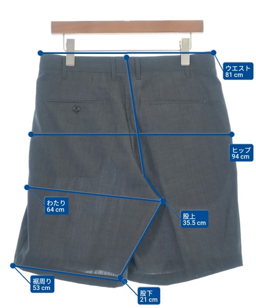 BEAMS PLUS（ビームスプラス）ショートパンツ グレー サイズ:M メンズ/2200676296068