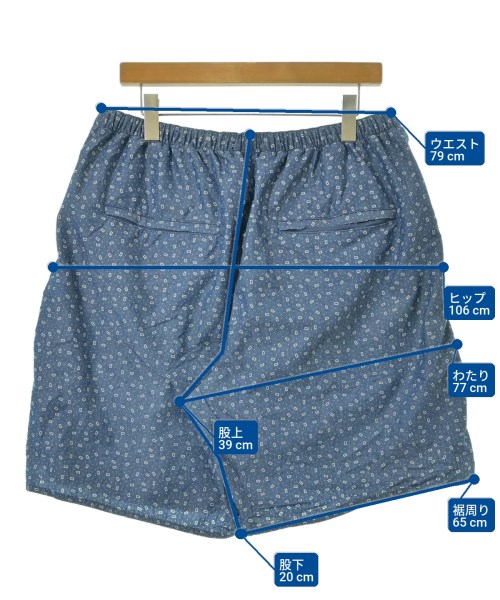 BEAMS PLUS（ビームスプラス）ショートパンツ 青 サイズ:XL メンズ/2200678598177