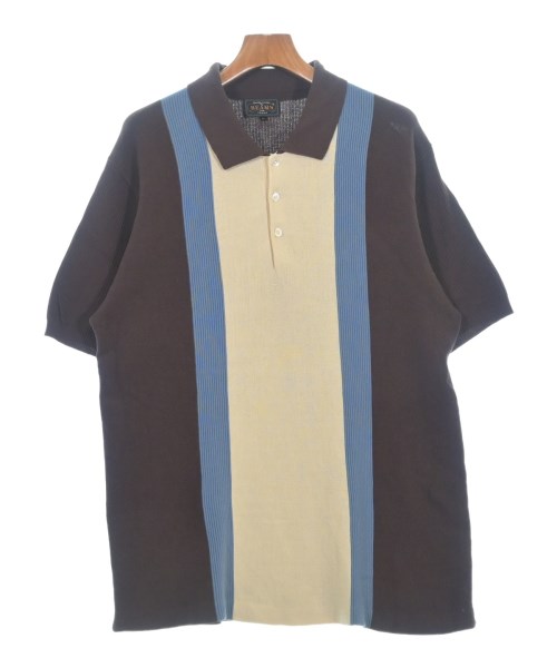 BEAMS PLUS(ビームスプラス)ポロシャツ 茶 サイズ:XL/2200657414061