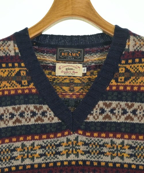 BEAMS PLUS（ビームスプラス）ニット・セーター 紺 サイズ:XL メンズ/2200652953039