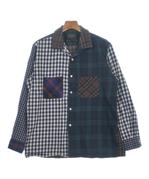 BEAMS PLUS(ビームスプラス)カジュアルシャツ 紺 サイズ:XL/2200658437045