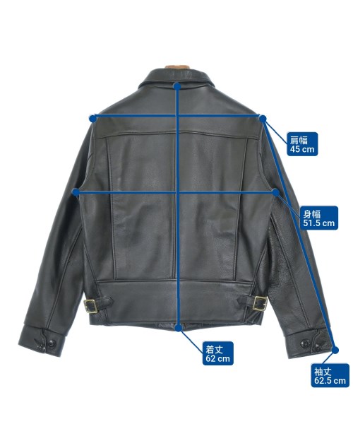 BEAMS PLUS（ビームスプラス）ライダース 黒 サイズ:S メンズ/2200658494017