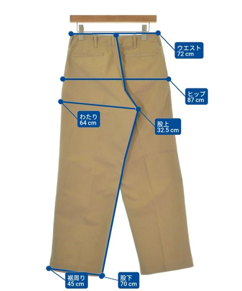 BEAMS PLUS（ビームスプラス）チノパン ベージュ サイズ:XS メンズ/2200659123015