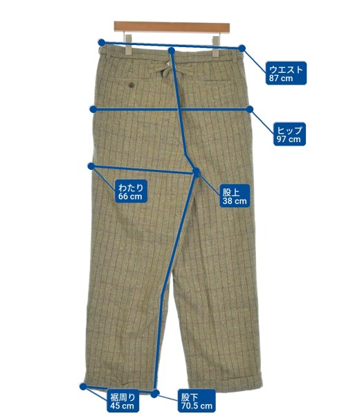 BEAMS PLUS（ビームスプラス）スラックス カーキ サイズ:XL メンズ/2200715475126