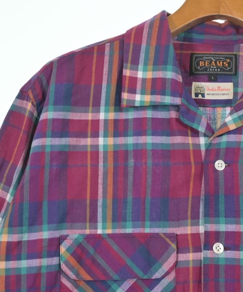 BEAMS PLUS（ビームスプラス）カジュアルシャツ 紫 サイズ:L メンズ/2200644984096