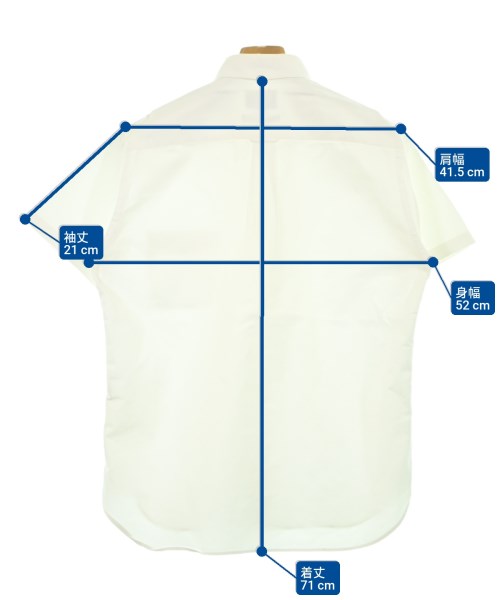 BEAMS PLUS（ビームスプラス）カジュアルシャツ 白 サイズ:S メンズ/2200646112046