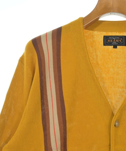 BEAMS PLUS（ビームスプラス）カーディガン 黄 サイズ:L メンズ/2200637174107