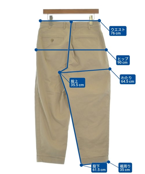 BEAMS PLUS（ビームスプラス）チノパン ベージュ サイズ:S メンズ/2200647102022