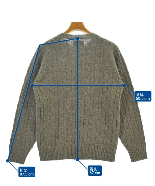 BEAMS PLUS（ビームスプラス）ニット・セーター グレー サイズ:S メンズ/2200648868088