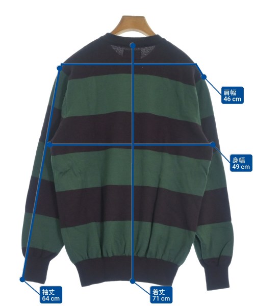 BEAMS PLUS（ビームスプラス）ニット・セーター 緑 サイズ:L メンズ/2200649759026