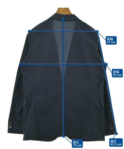 BEAMS PLUS（ビームスプラス）テーラードジャケット 紺 サイズ:M メンズ/2200643574021