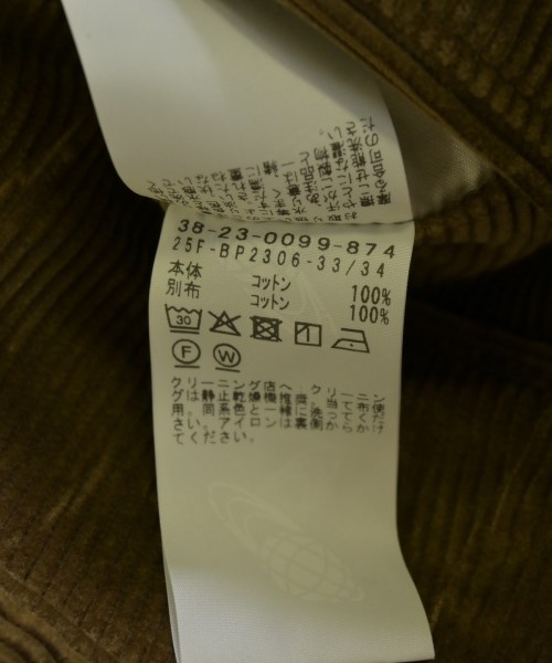 BEAMS PLUS（ビームスプラス）チノパン 茶 サイズ:XL メンズ/2200709739173