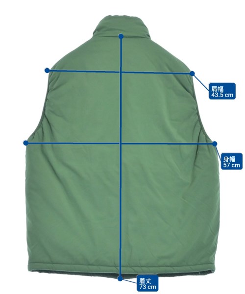 BEAMS PLUS（ビームスプラス）ダウンジャケット/ダウンベスト 緑 サイズ:M メンズ/2200664751135