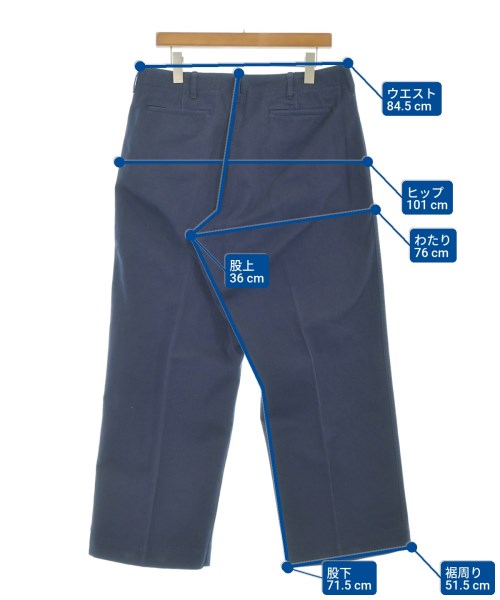 BEAMS PLUS（ビームスプラス）チノパン 紺 サイズ:L メンズ/2200667104013