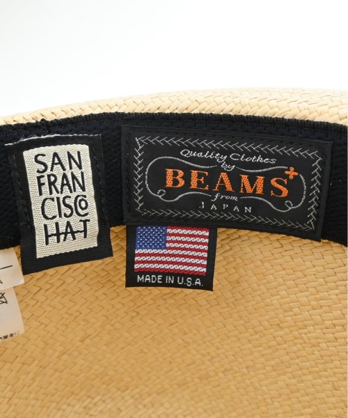 BEAMS PLUS（ビームスプラス）ストローハット ベージュ サイズ:ONE メンズ/2200667478060