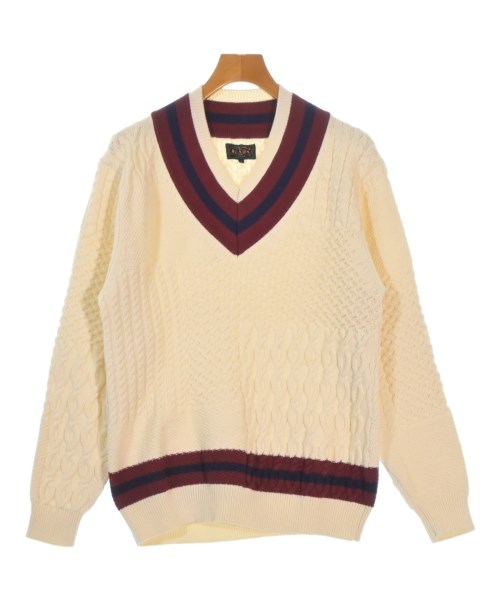 BEAMS PLUS(ビームスプラス)ニット・セーター 白 サイズ:M/2200662444046