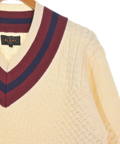 BEAMS PLUS（ビームスプラス）ニット・セーター 白 サイズ:M メンズ/2200662444046