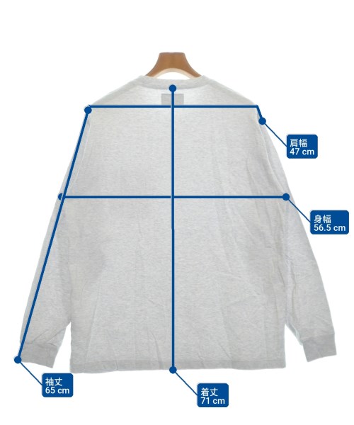BEAMS PLUS（ビームスプラス）Tシャツ・カットソー グレー サイズ:XL メンズ/2200733231063