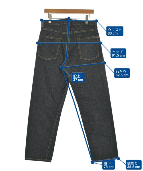 BEAMS PLUS（ビームスプラス）デニムパンツ 黒 サイズ:M メンズ/2200734148018