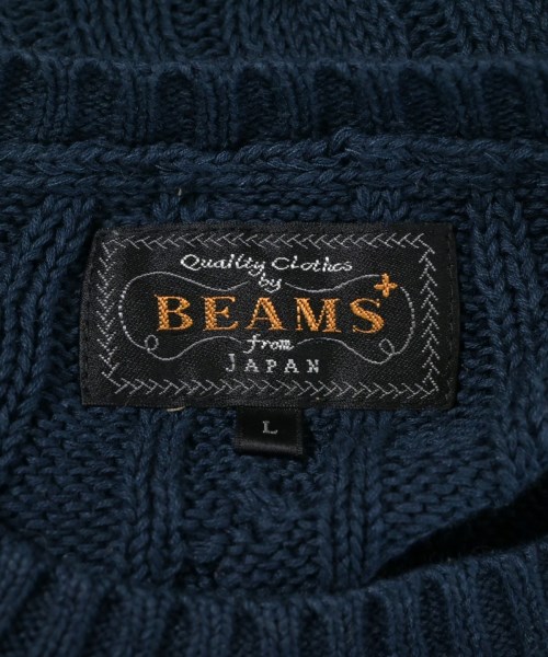 BEAMS PLUS（ビームスプラス）ニット・セーター 紺 サイズ:L メンズ/2200684522227