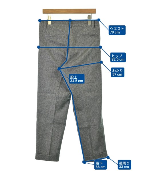 BEAMS PLUS（ビームスプラス）スラックス グレー サイズ:M メンズ/2200686882077