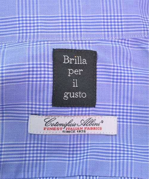 Brilla per il gusto（ブリッラペルイルグスト）ドレスシャツ 青 サイズ:38(S位) メンズ/2200504949029