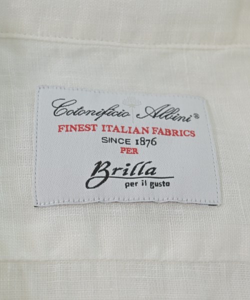 Brilla per il gusto（ブリッラペルイルグスト）カジュアルシャツ 白 サイズ:XS メンズ/2200636749115