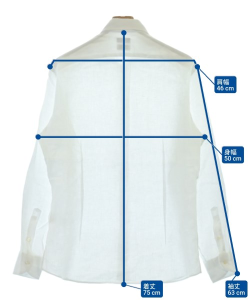 Brilla per il gusto（ブリッラペルイルグスト）カジュアルシャツ 白 サイズ:L メンズ/2200625331147