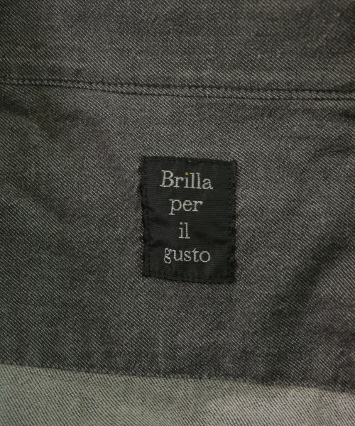 Brilla per il gusto（ブリッラペルイルグスト）カジュアルシャツ グレー サイズ:L メンズ/2200614821062