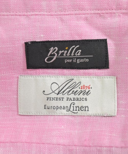 Brilla per il gusto（ブリッラペルイルグスト）カジュアルシャツ ピンク サイズ:XS メンズ/2200673735010