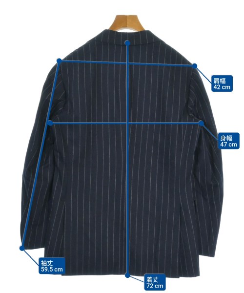 Brilla per il gusto（ブリッラペルイルグスト）ビジネス 紺 サイズ:46(M位)/46(M位) メンズ/2200648279068