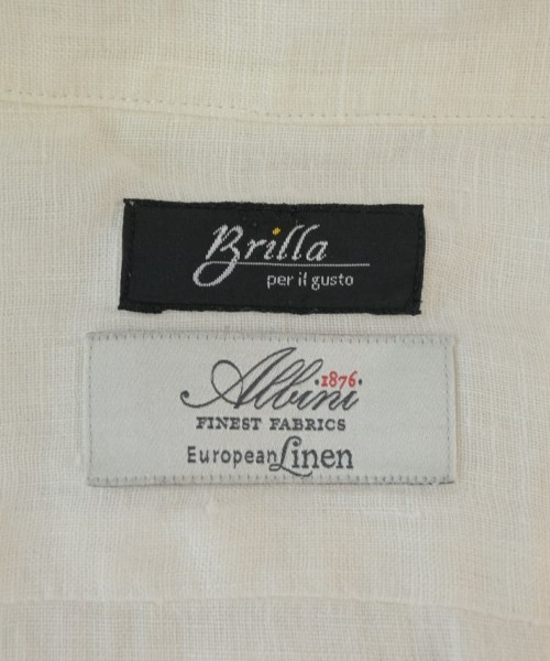 Brilla per il gusto（ブリッラペルイルグスト）カジュアルシャツ 白 サイズ:S メンズ/2200701048013